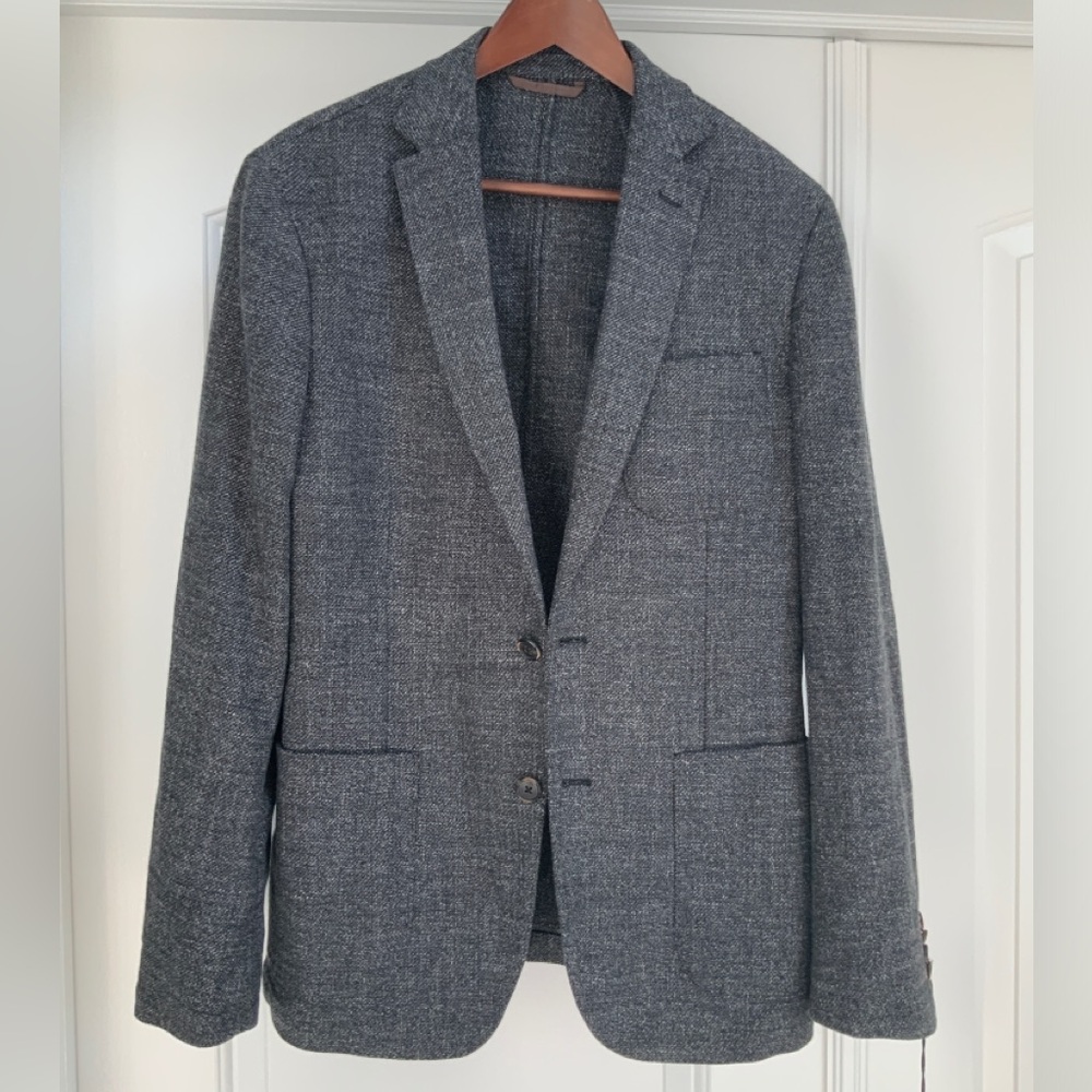 Bloomingdales Dylan Gray Mens Classic Fit Sportcoat Blazer